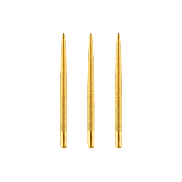 One80 Long Taper Guld Sanded Spidser 38 mm
