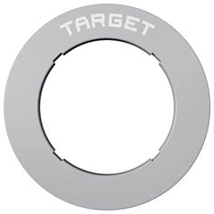 Target Notched Grå Beskyttelsesring 
