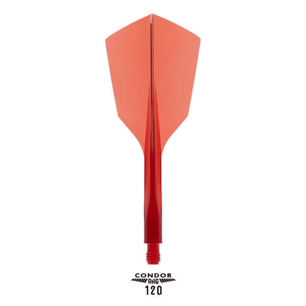 Condor Axe 120 Flights Narrow - Klar Rød, Medium